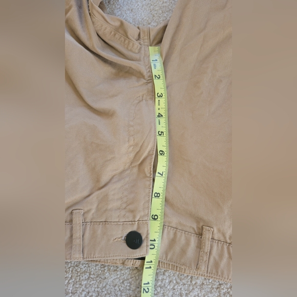 Hurley Pants Men's size 30x30 Chino Khaki Button Straight Leg Tan Button Zip Poc - Picture 8 of 10